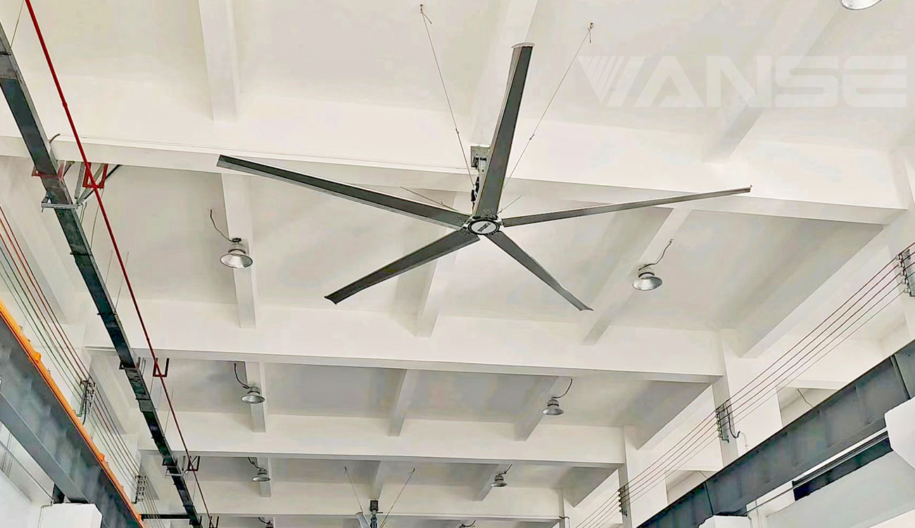 常州新能源車間工業大吊扇通風除濕